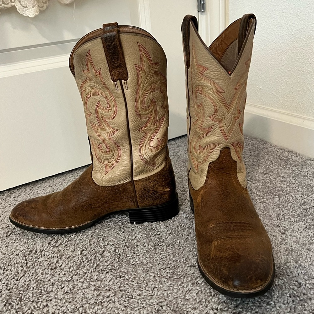 Ariat Leather Cowboy Boots